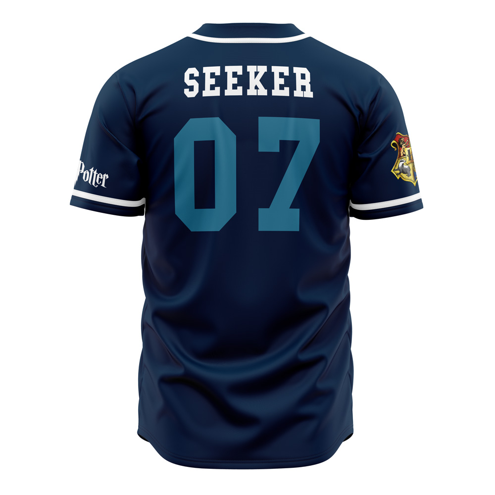 Alternative view of Ravenclaw Eagles Harry Potter Custom Baseball Jersey - Otaku Hall