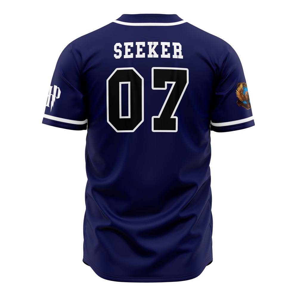 Alternative view of Ravenclaw House Harry Potter Baseball Jersey