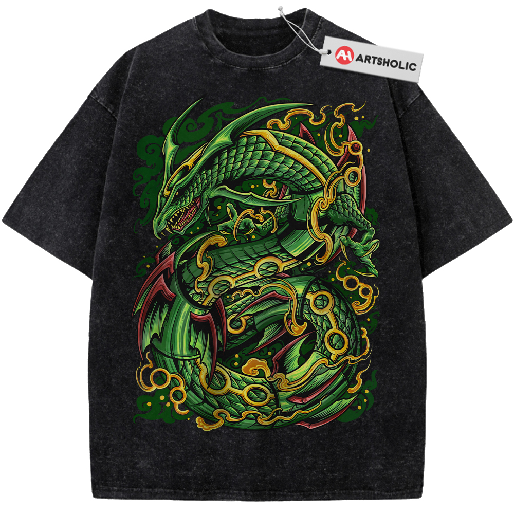 Alternative view of Rayquaza Shirt, Pokemon shirt, Anime Shirt, Vintage T-Shirt