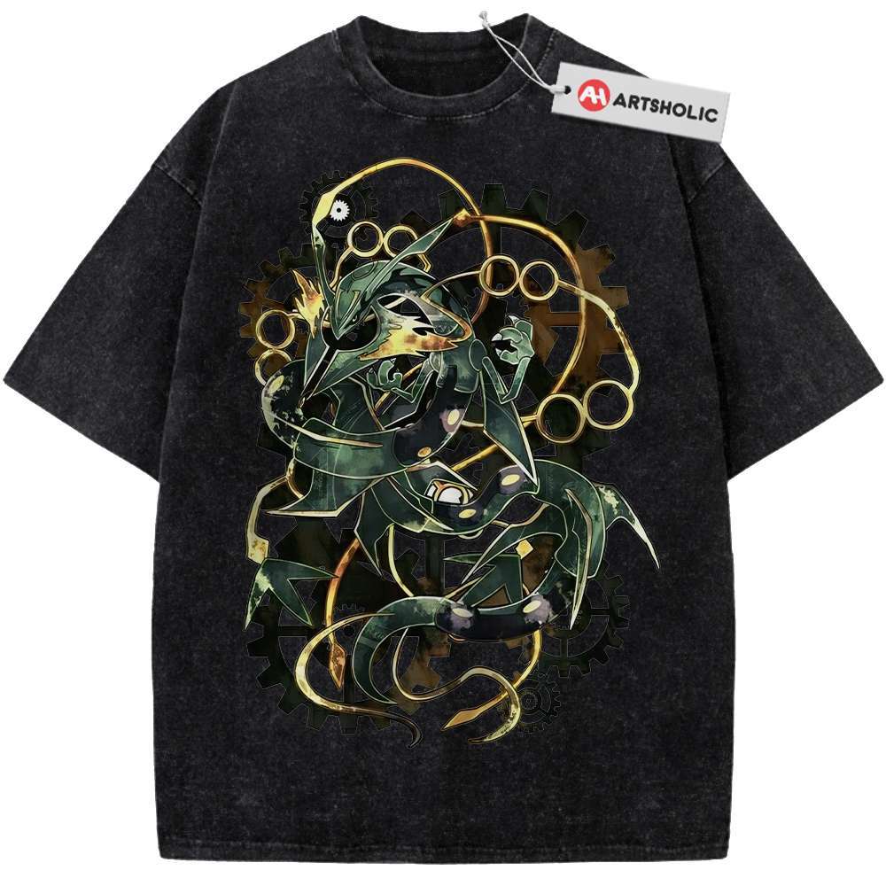 Alternative view of Rayquaza Shirt, Pokemon shirt, Anime Shirt, Vintage T-Shirt