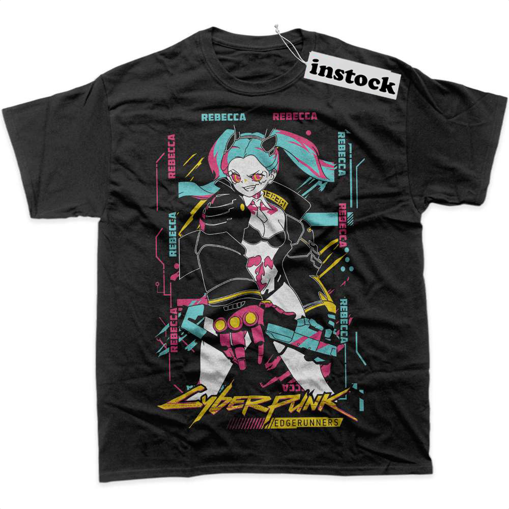 Rebecca Shirt, Cyberpunk: Edgerunners Shirt, Game Shirt, Graphic Tee