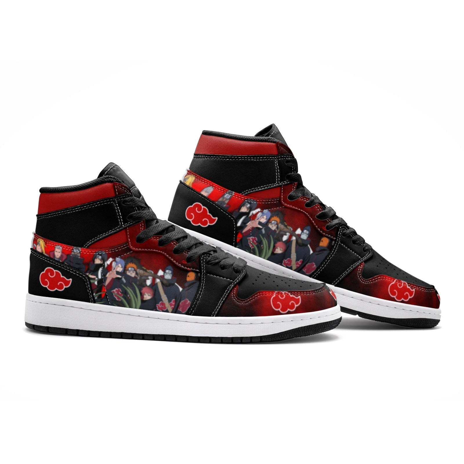 Red Cloud Members Custom Sneaker Mid 1 Basketball Shoes - Otaku Hall