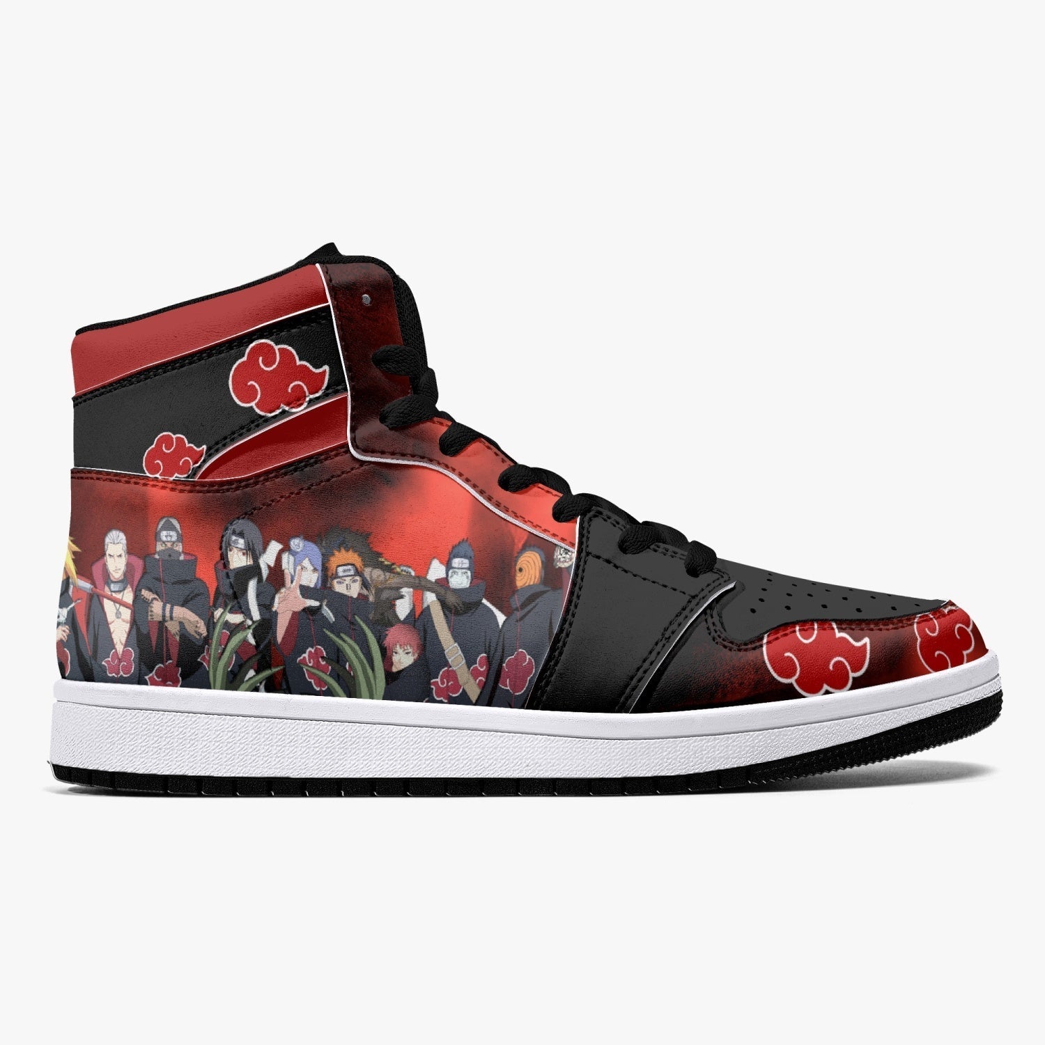 Red Cloud Members Ninja Custom Sneaker Mid 1 Basketball Shoes - Otaku Hall