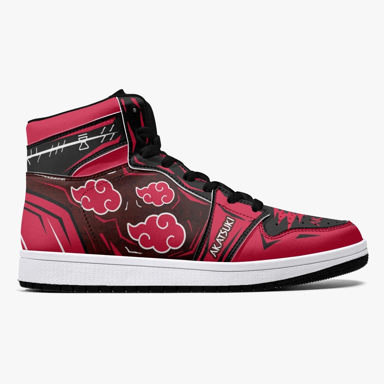 Alternative view of Red Cloud Ninja Custom Sneaker Mid 1 Basketball Shoes - Otaku Hall
