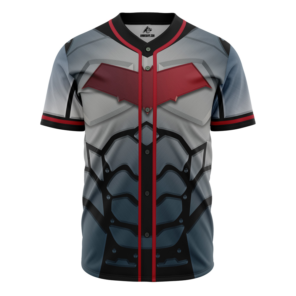 Red Hood Cosplay DC Comics Custom Baseball Jersey - Otaku Hall