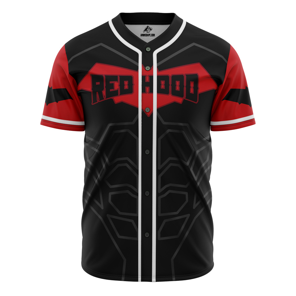 Red Hood DC Comics Custom Baseball Jersey - Otaku Hall