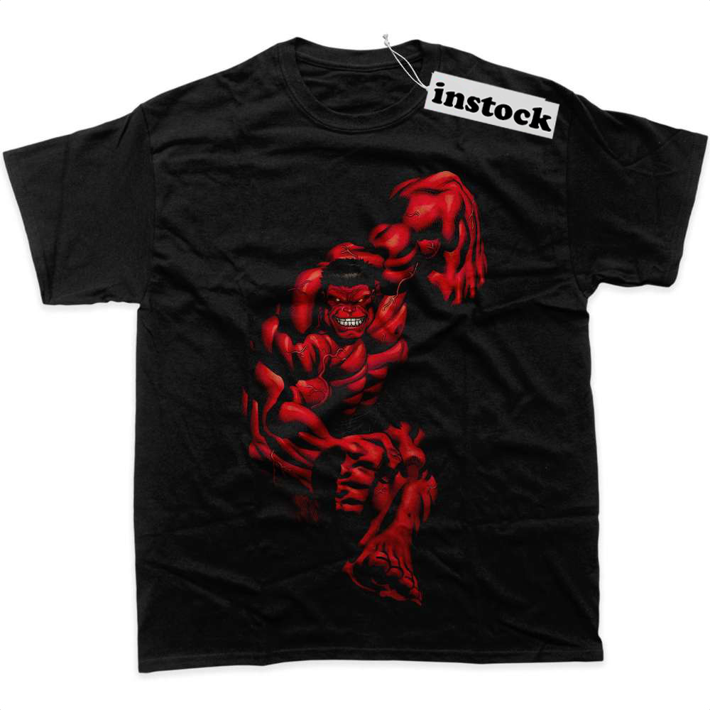 Red Hulk Shirt, Marvel Comics Shirt, Graphic Tee