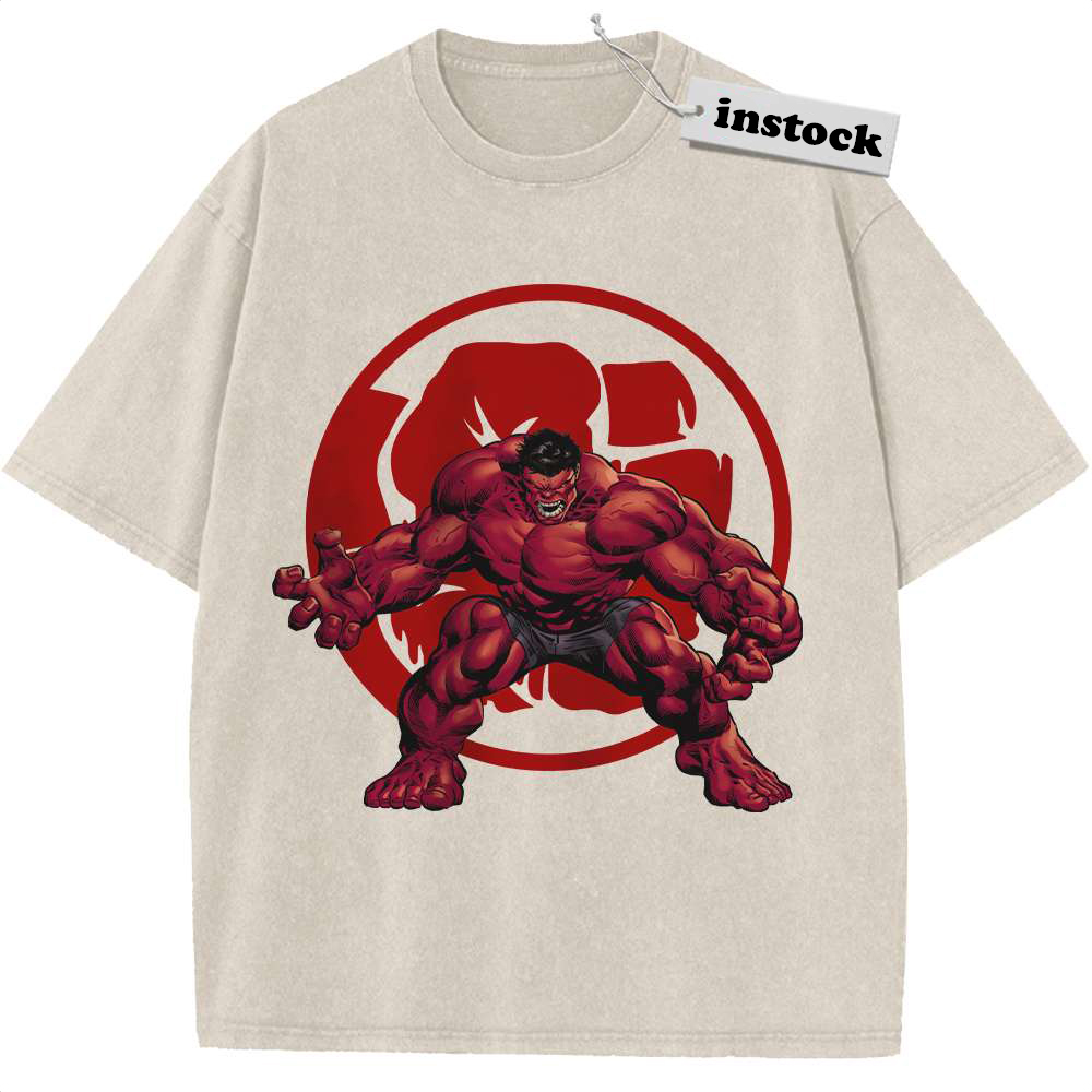 Red Hulk Shirt, Marvel Comics Shirt, Vintage Tee