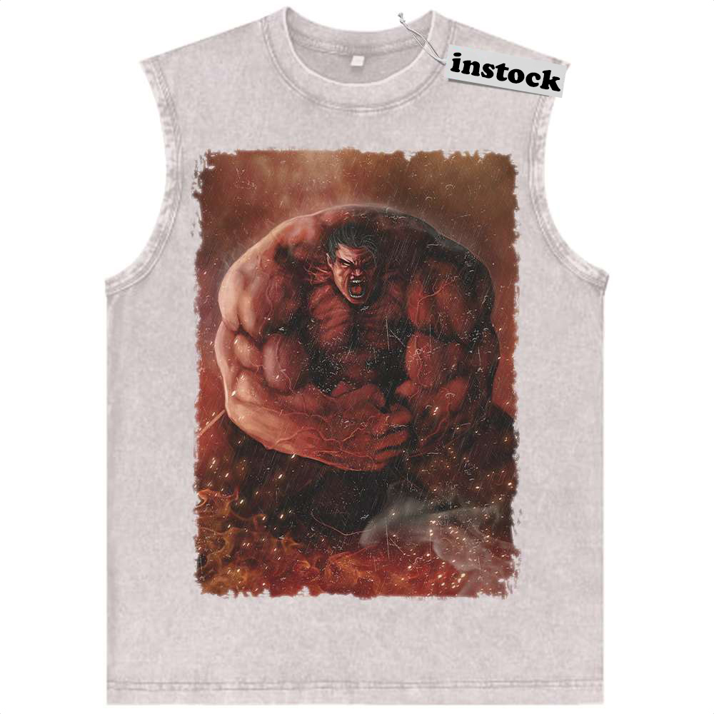 Red Hulk Tank Top, Marvel Comics Tank Top, Vintage Tank Top
