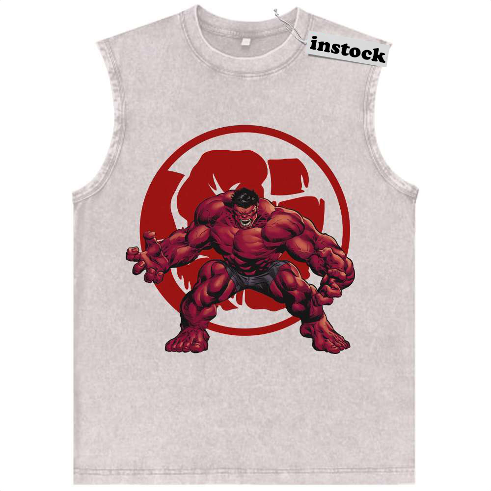 Red Hulk Tank Top, Marvel Comics Tank Top, Vintage Tank Top