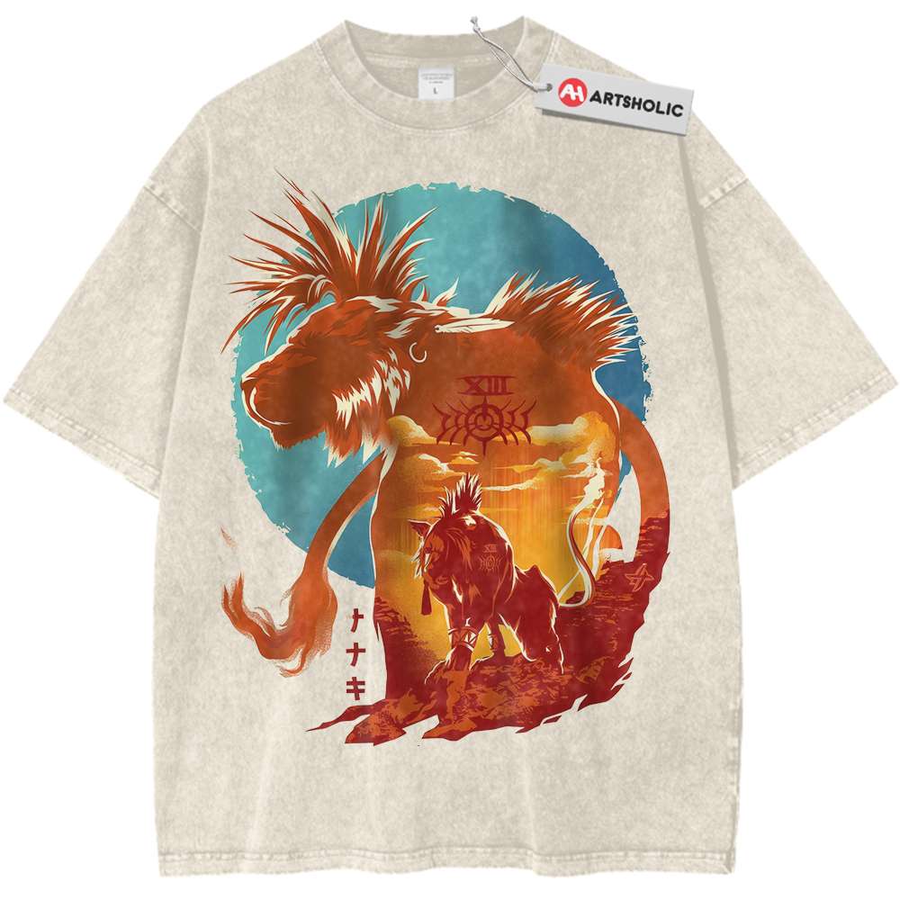 Alternative view of Red XIII Shirt, Final Fantasy Shirt, Game Shirt, Vintage Tee