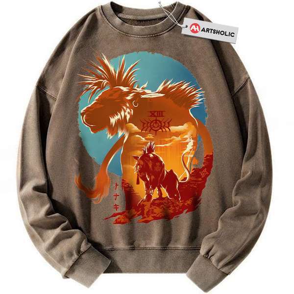 Alternative view of Red XIII Sweatshirt, Final Fantasy Sweatshirt, Game Sweatshirt, Vintage Sweater