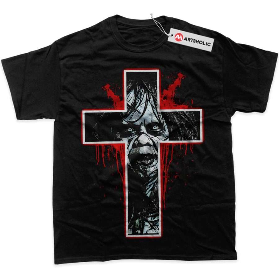 Alternative view of Regan MacNeil Shirt, The Exorcist Shirt, Halloween Shirt, Horror Shirt, Graphic Tee