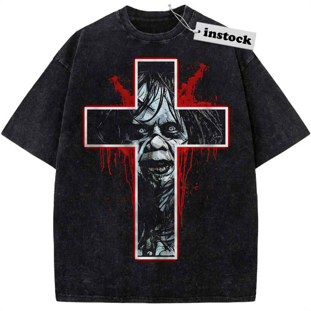 Regan MacNeil Shirt, The Exorcist Shirt, Halloween Shirt, Horror Shirt, Vintage Tee