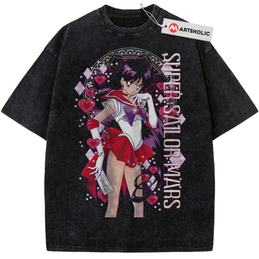 Alternative view of Rei Hino Shirt, Sailor Mars Shirt, Sailor Moon Shirt, Anime Shirt, Vintage Tee