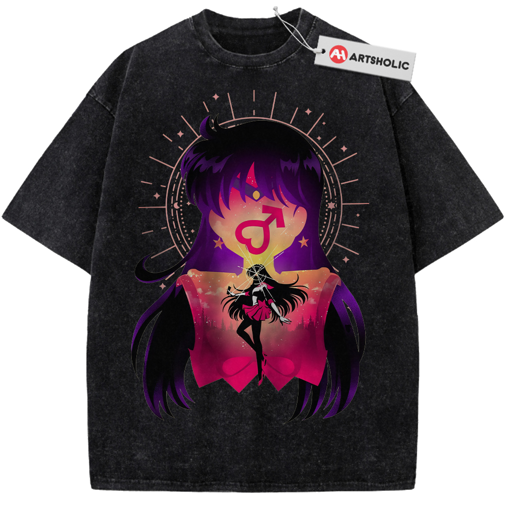Alternative view of Rei Hino Shirt, Sailor Mars Shirt, Sailor Moon Shirt, Anime Shirt, Vintage Tee