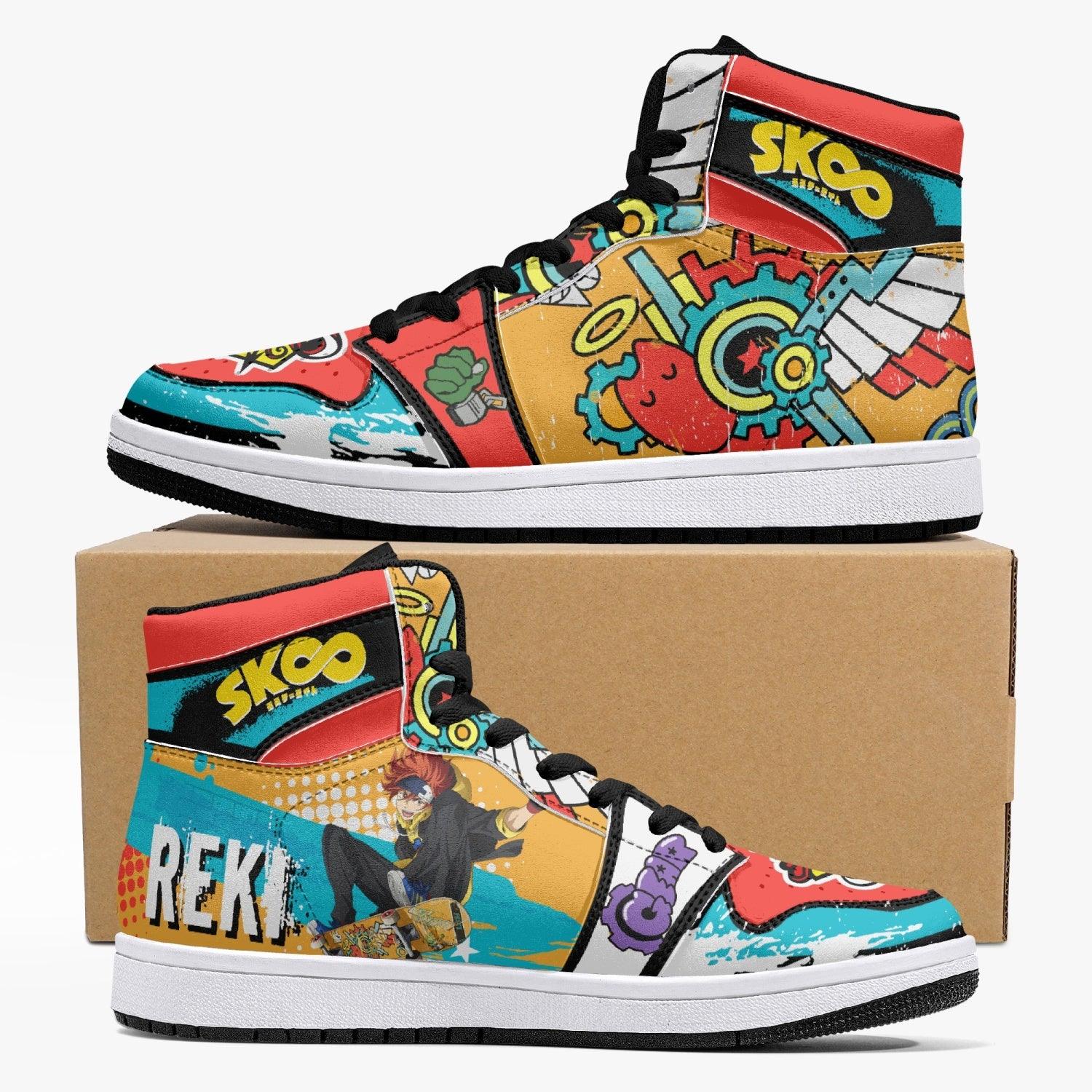 Reki Kyan SK8 the Infinity Custom Sneaker Mid 1 Basketball Shoes - Otaku Hall