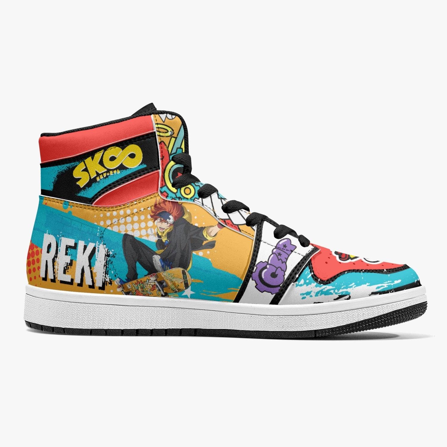 Alternative view of Reki Kyan SK8 the Infinity Custom Sneaker Mid 1 Basketball Shoes - Otaku Hall