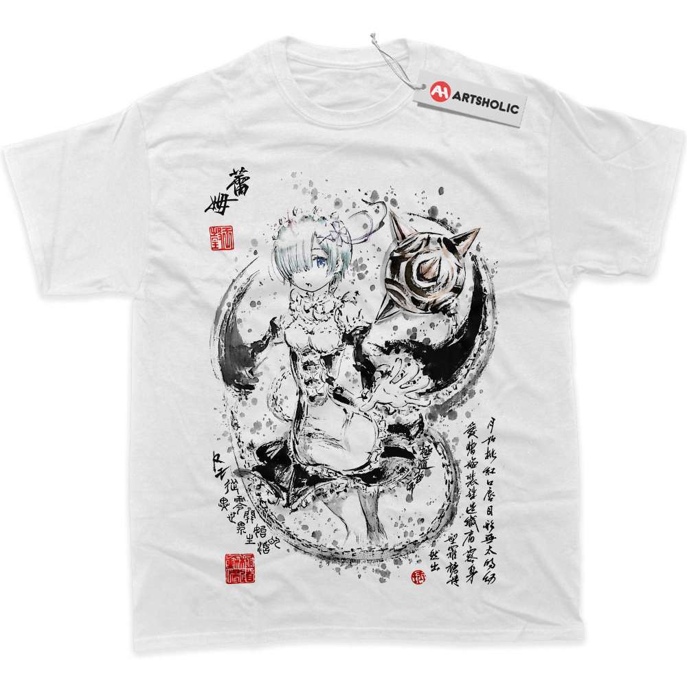 Rem Shirt, Re:Zero Shirt, Anime Shirt, Graphic Tee
