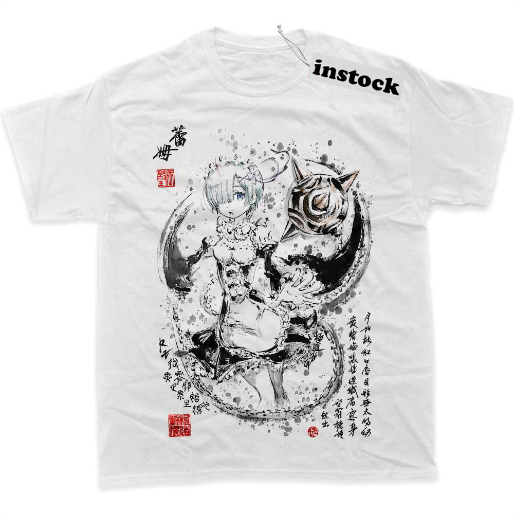 Rem Shirt, Re:Zero Shirt, Anime Shirt, Graphic Tee