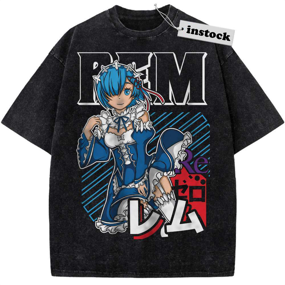 Rem Shirt, Re:Zero Shirt, Anime Shirt, Vintage T-Shirt