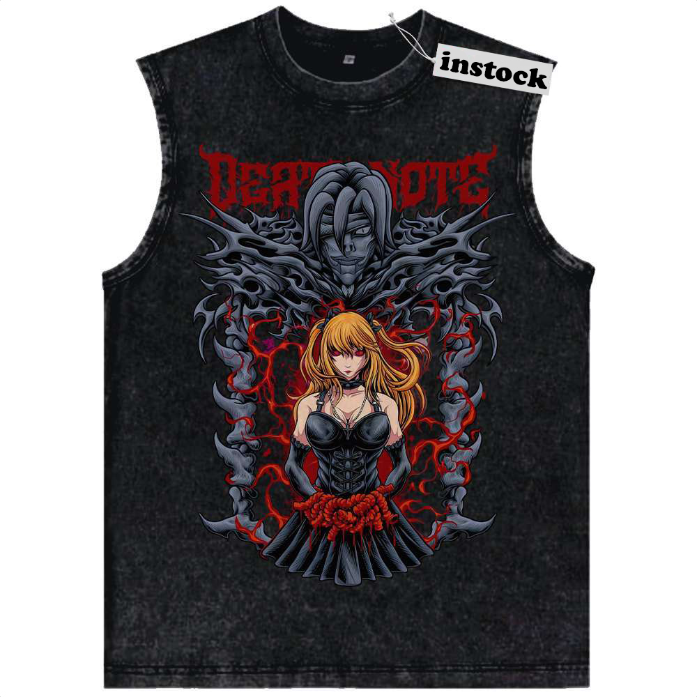 Rem vs Misa Amane Tank Top, Death Note Tank Top, Anime Tank Top, Vintage Tank Top