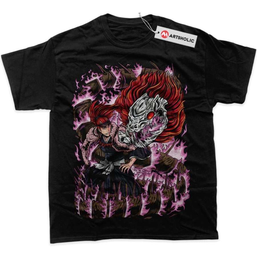 Alternative view of Renji Abarai Shirt, Bleach Shirt, Anime Shirt, Graphic Tee