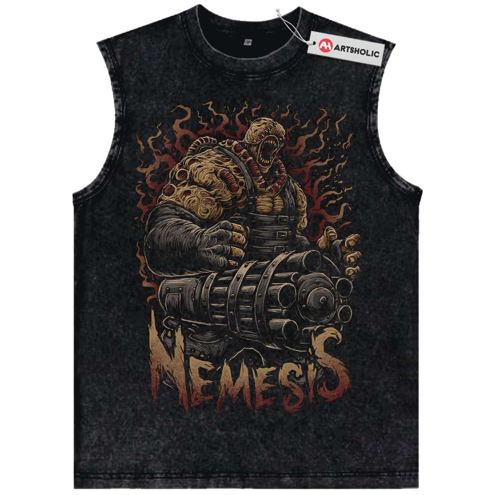 Resident Evil 3: Nemesis Tank Top, Game Tank Top, Vintage Tank Top