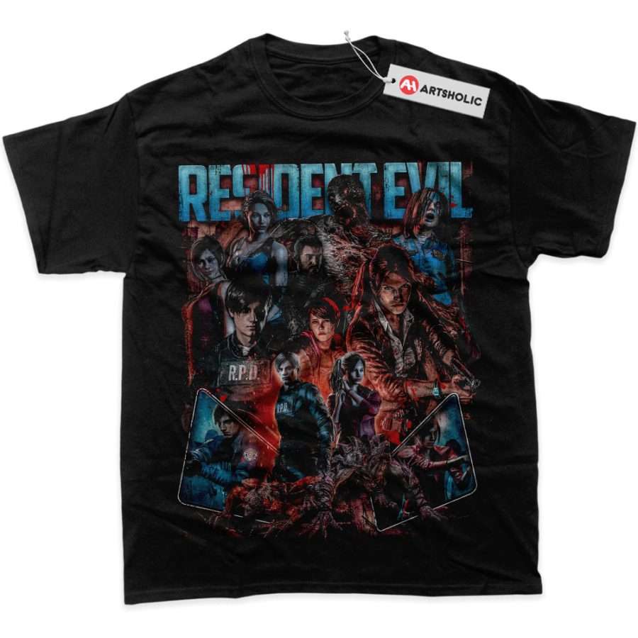 Alternative view of Resident Evil Shirt, Game Shirt, Graphic Tee