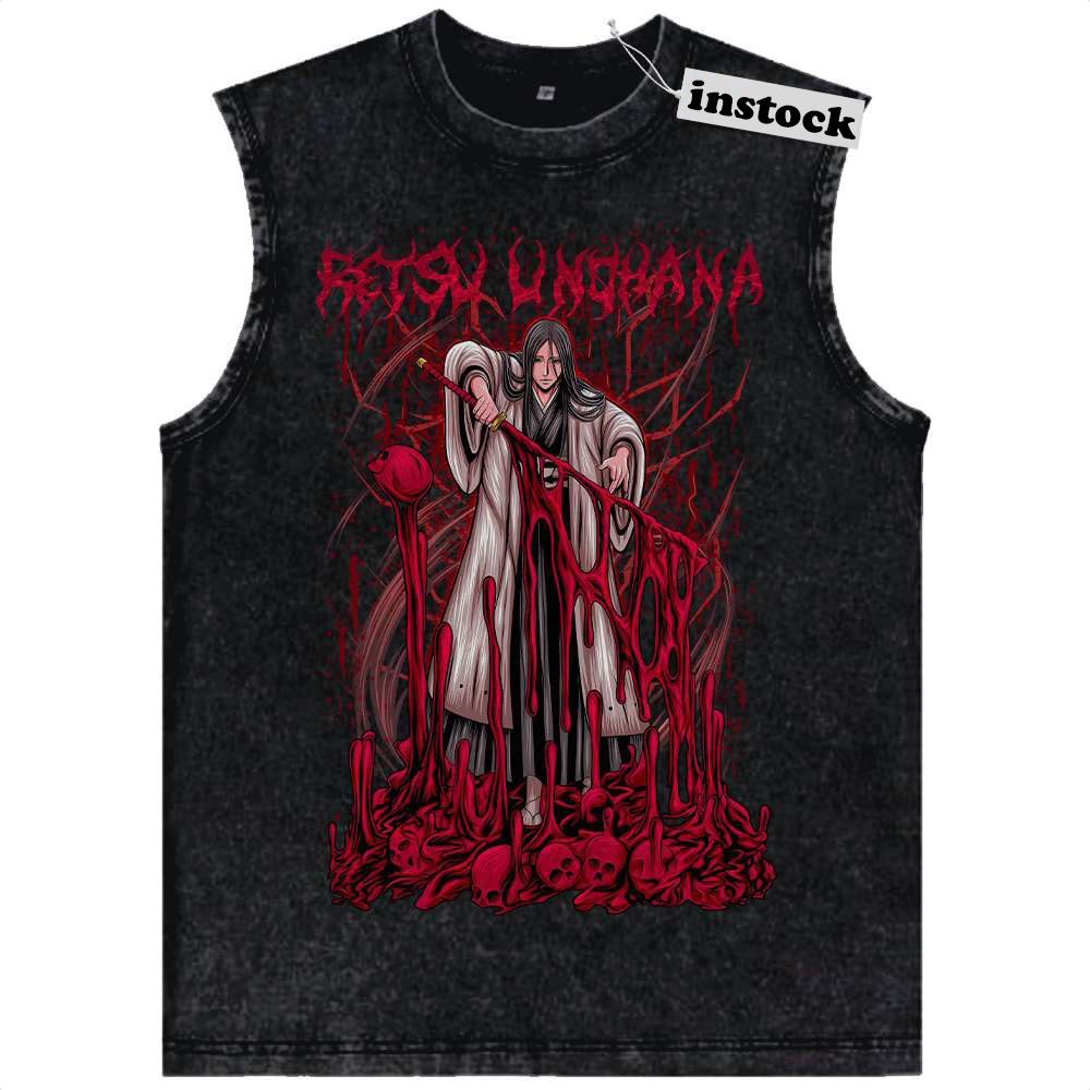 Retsu Unohana Tank Top, Bleach Tank Top, Anime Tank Top, Vintage Tank Top