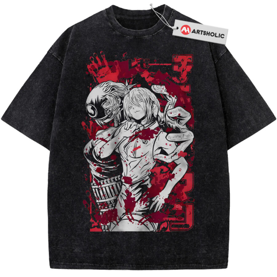 Alternative view of Reze Shirt, Bomb Girl Shirt, Bomb Devil Shirt, Chainsaw Man Shirt, Anime Shirt, Vintage T-Shirt