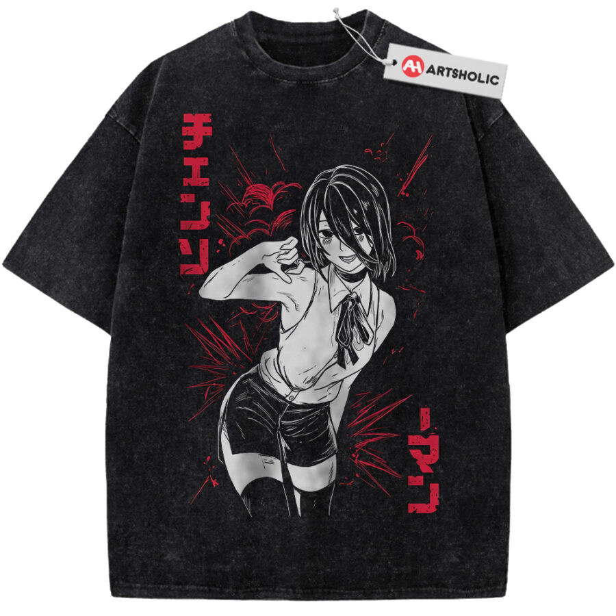 Alternative view of Reze Shirt, Bomb Girl Shirt, Bomb Devil Shirt, Chainsaw Man Shirt, Anime Shirt, Vintage T-Shirt