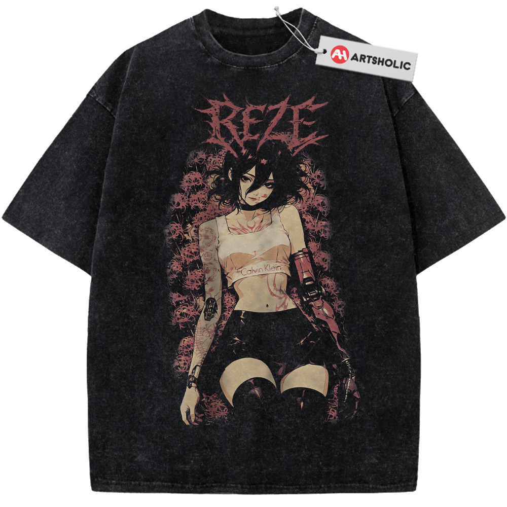 Reze Shirt, Bomb Girl Shirt, Bomb Devil Shirt, Chainsaw Man Shirt, Anime Shirt, Vintage T-Shirt