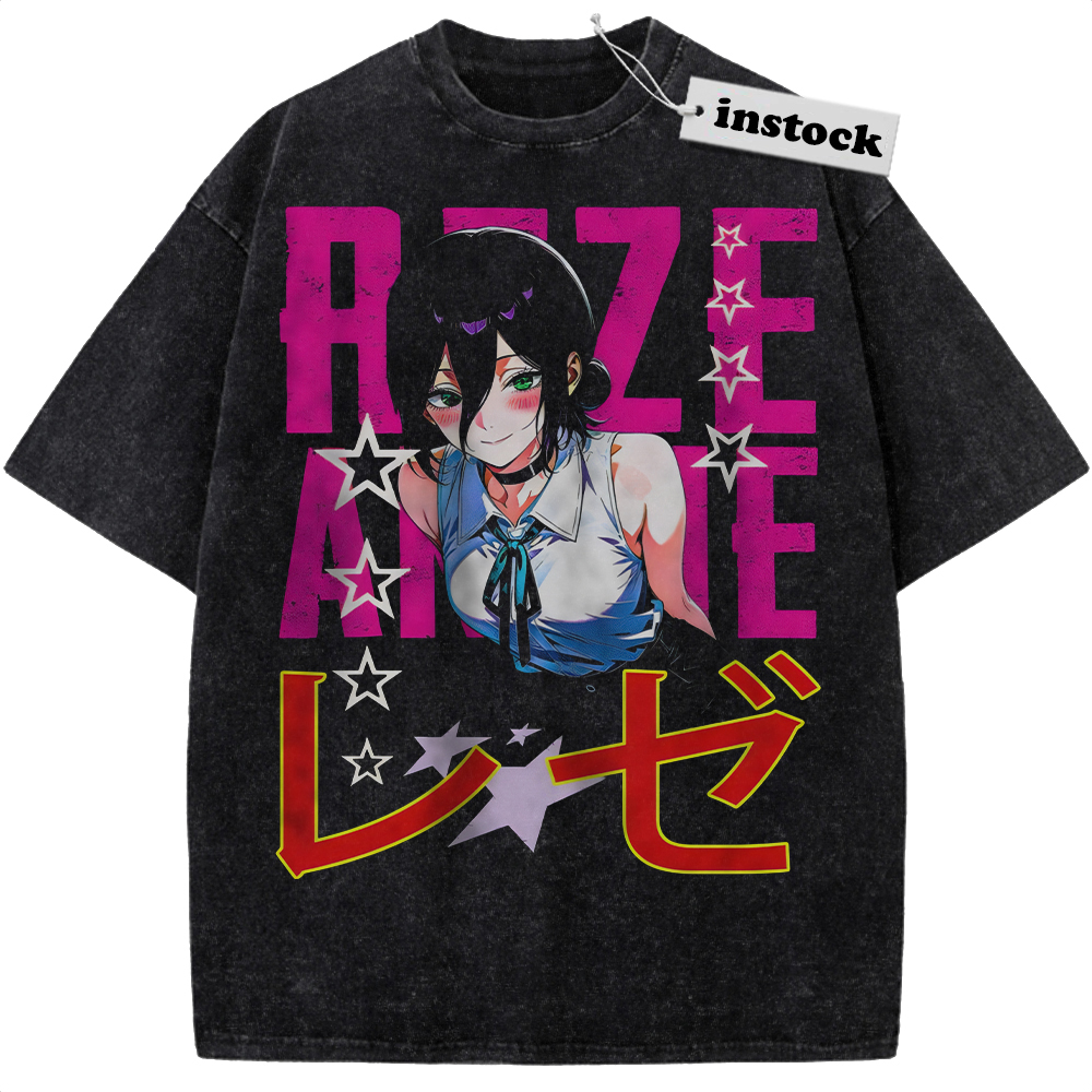 Reze Shirt, Bomb Girl Shirt, Bomb Devil Shirt, Chainsaw Man Shirt, Anime Shirt, Vintage T-Shirt