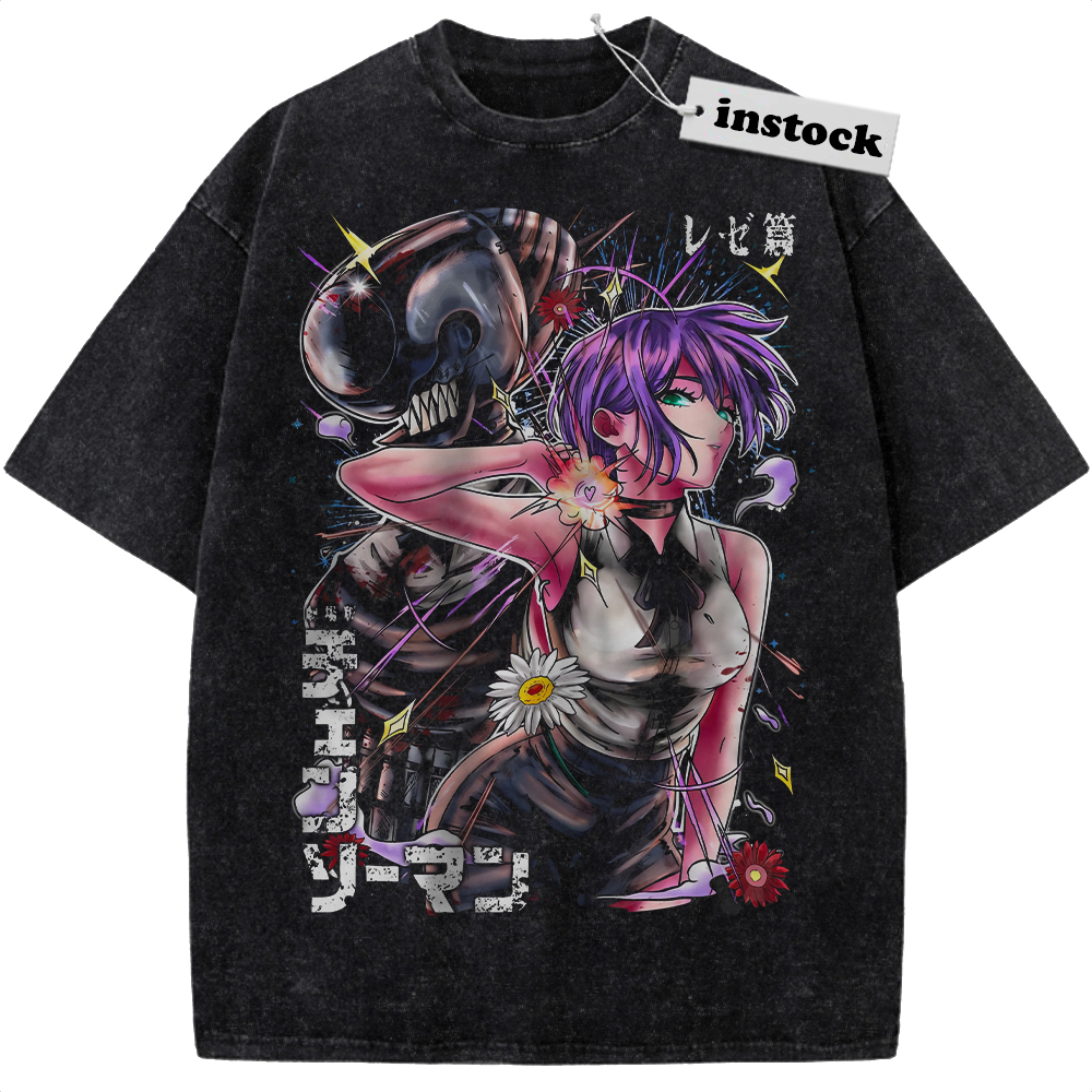 Reze Shirt, Bomb Girl Shirt, Bomb Devil Shirt, Chainsaw Man Shirt, Anime Shirt, Vintage T-Shirt