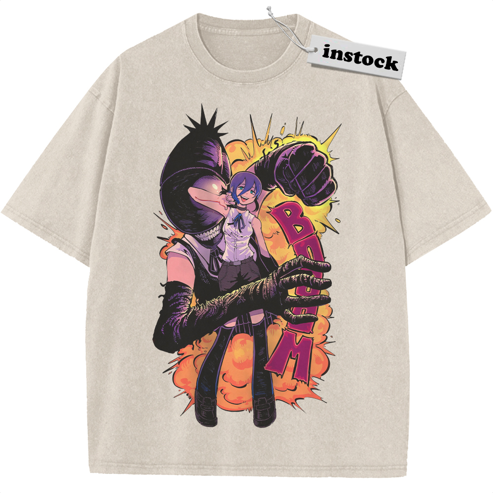 Reze Shirt, Bomb Girl Shirt, Bomb Devil Shirt, Chainsaw Man Shirt, Anime Shirt, Vintage T-Shirt