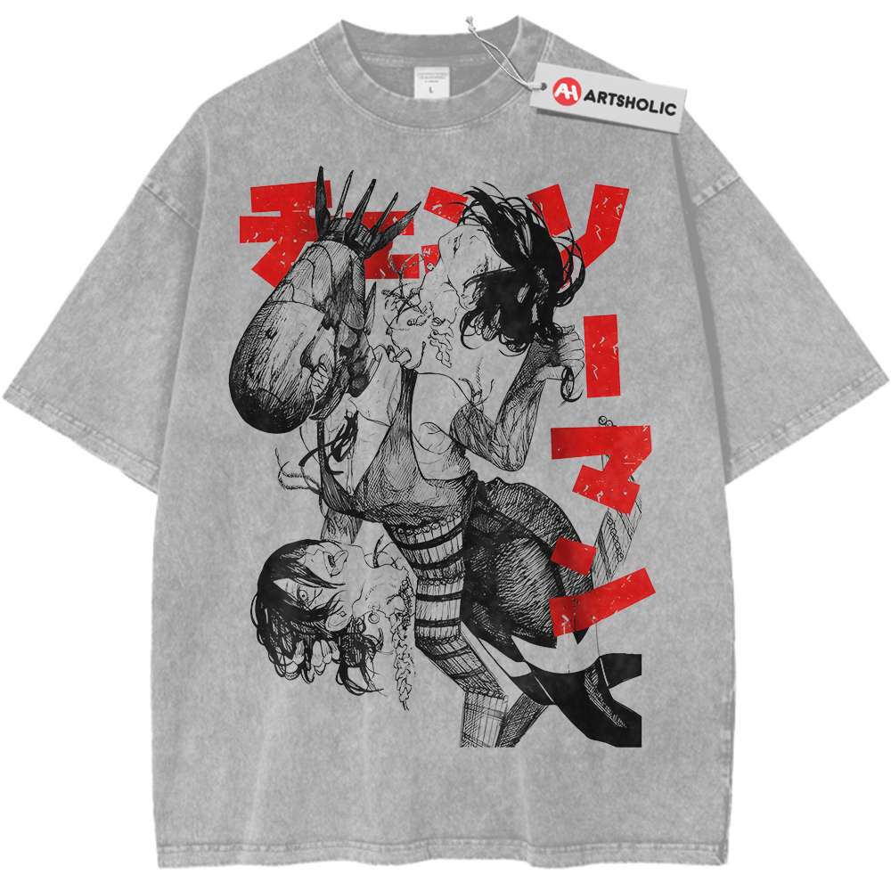 Alternative view of Reze Shirt, Chainsaw Man Shirt, Anime Shirt, Vintage T-Shirt