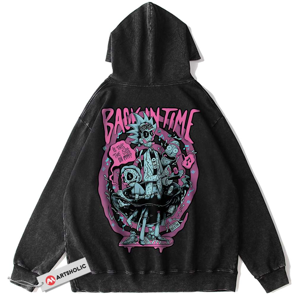 Rick and Morty Hoodie, Animated Hoodie, Vintage Hoodie