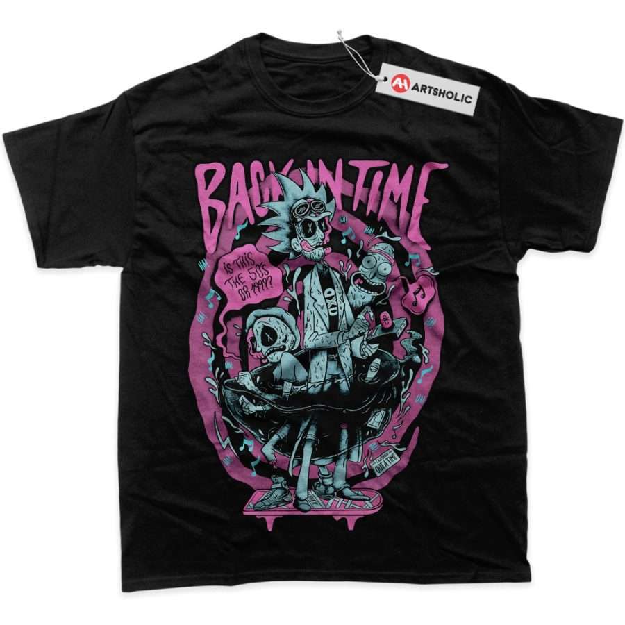 Alternative view of Rick and Morty Shirt, Animated Shirt, Graphic Tee