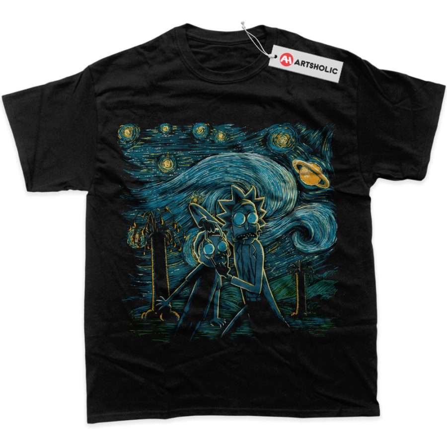 Alternative view of Rick and Morty Shirt, Animated Shirt, Graphic Tee