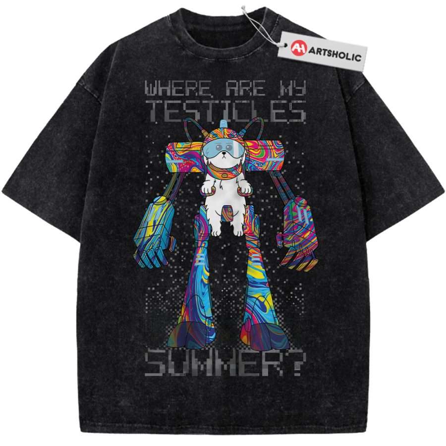 Alternative view of Rick and Morty Shirt, Animated Shirt, Vintage T-Shirt