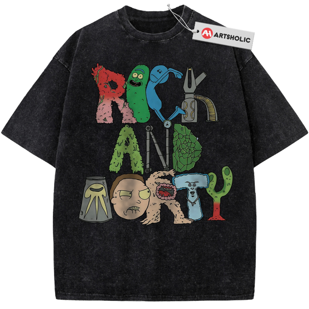 Rick and Morty Shirt, Animated Shirt, Vintage T-Shirt