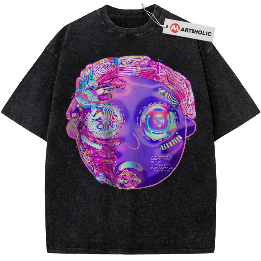 Alternative view of Rick and Morty Shirt, Animated Shirt, Vintage T-Shirt