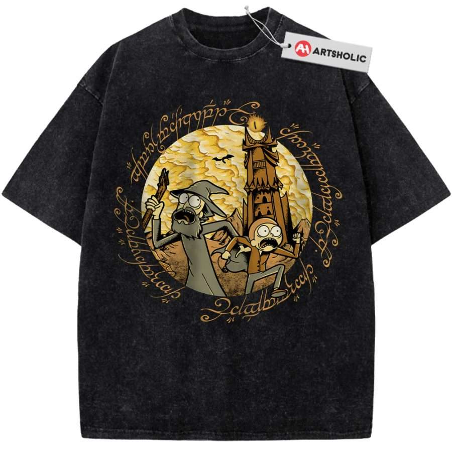 Alternative view of Rick and Morty Shirt, Animated Shirt, Vintage Tee