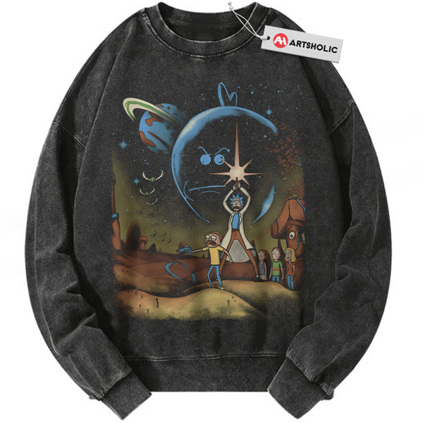 Rick and Morty Sweatshirt, Animated Sweatshirt, Vintage Sweatshirt