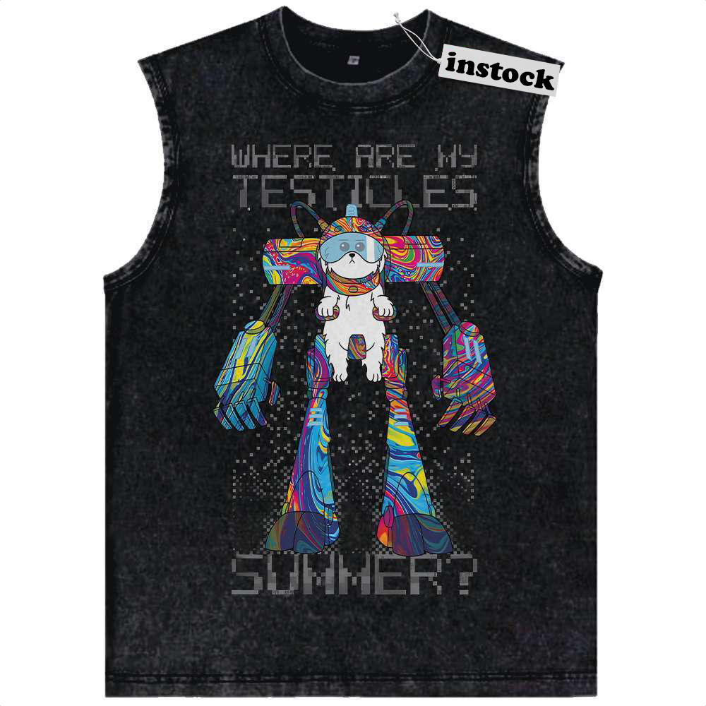 Rick and Morty Tank Top, Animated Tank Top, Vintage Tank Top