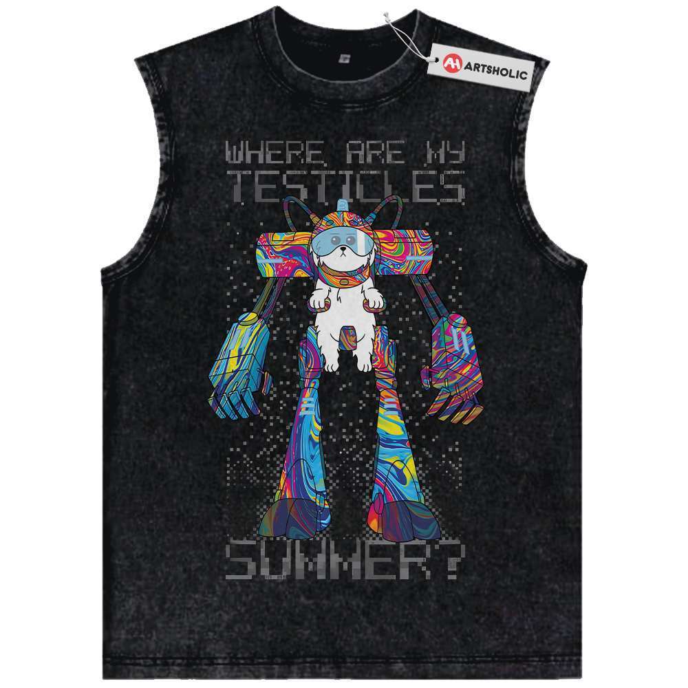 Rick and Morty Tank Top, Animated Tank Top, Vintage Tank Top