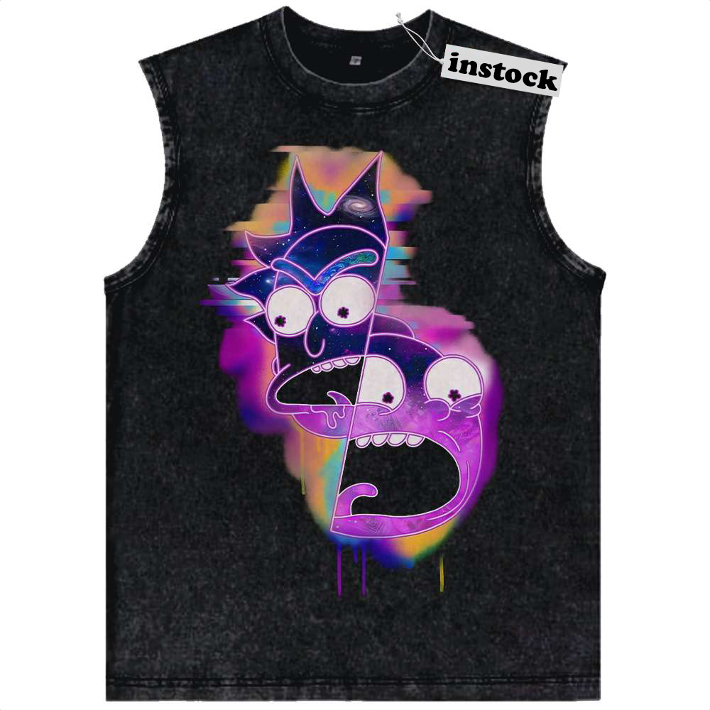 Rick and Morty Tank Top, Animated Tank Top, Vintage Tank Top