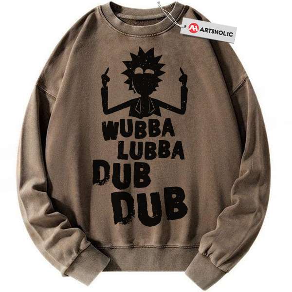 Alternative view of Rick Sanchez Sweatshirt, Rick and Morty Sweatshirt, Animated Sweatshirt, Vintage Sweatshirt