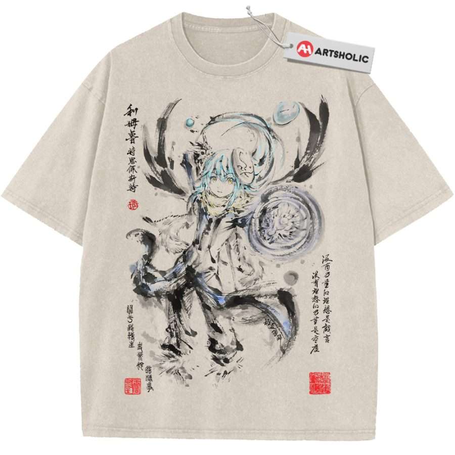 Alternative view of Rimuru Tempest Shirt, That Time I Got Reincarnated as a Slime Shirt, Anime Shirt, Vintage T-Shirt